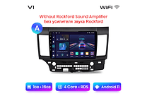 RD030 Android Mitsubishi Lancer 2007-2013 1GB a 8GB RAM e 16GB a 128GB ROM com ou sem Carplay