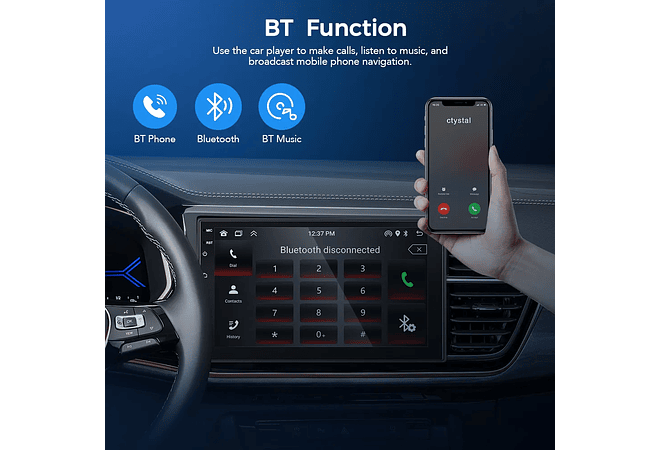 RD027 Auto rádio 1 din universal 7 polegadas 1gb ram 16gb rom