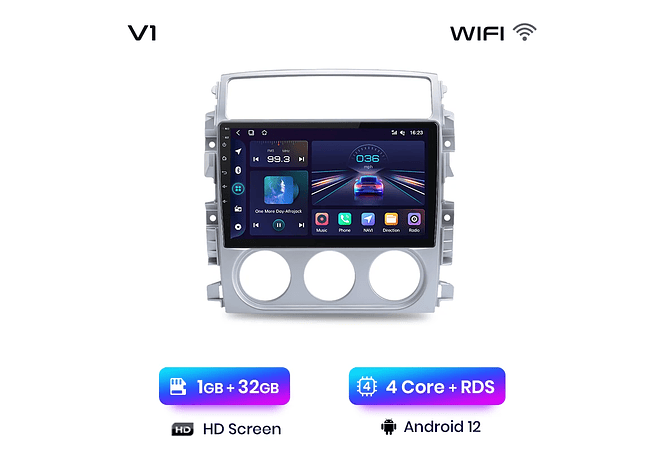 RD035 Android Suzuki liana 2004-2013 1GB a 8GB RAM e 16GB a 128GB ROM com ou sem Carplay