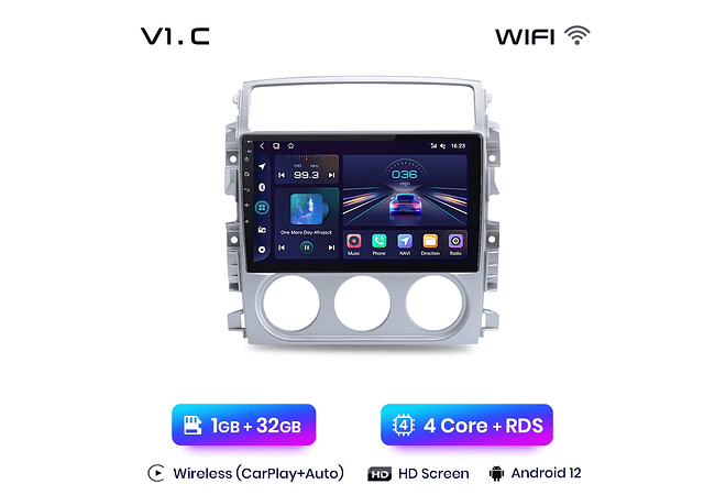 RD035 Android Suzuki liana 2004-2013 1GB a 8GB RAM e 16GB a 128GB ROM com ou sem Carplay