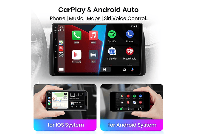 RD038 Android Peugeot 301 citroen elysee 2013-2018 1GB a 8GB RAM e 16GB a 128GB ROM com ou sem Carplay