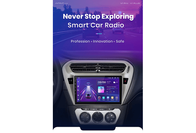 RD038 Android Peugeot 301 citroen elysee 2013-2018 1GB a 8GB RAM e 16GB a 128GB ROM com ou sem Carplay