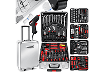 IMP0207 Mala de ferramentas de 969 peças, caixa de carrinho de ferramentas