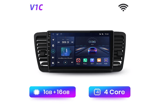 RD041 Android Subaru outback 3 legado 4 2003-2009 1GB a 8GB RAM e 16GB a 128GB ROM com ou sem Carplay