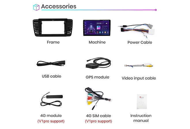 RD041 Android Subaru outback 3 legado 4 2003-2009 1GB a 8GB RAM e 16GB a 128GB ROM com ou sem Carplay
