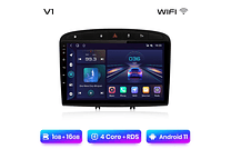 RD043 Android Peugeot 308 308sw 408 2012-2020 1GB a 8GB RAM e 16GB a 128GB ROM com ou sem Carplay