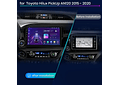 RD047 Android Toyota hilux captador an120 2015-2020 1GB a 8GB RAM e 16GB a 128GB ROM com ou sem Carplay