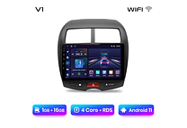 RD048 Android Mitsubishi Asx 1 2010-2016 1GB a 8GB RAM e 16GB a 128GB ROM com ou sem Carplay