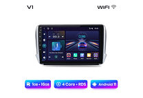 RD056 Android Peugeot 2008208 2012-2018 1GB a 8GB RAM e 16GB a 128GB ROM com ou sem Carplay