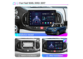 RD063 Android Fiat 500I 2012-2017 1GB a 8GB RAM e 16GB a 128GB ROM com ou sem Carplay