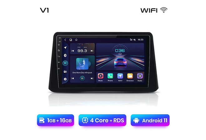 RD065 Android Opel MOKKA 2012-2016 1GB a 8GB RAM e 16GB a 128GB ROM com ou sem Carplay