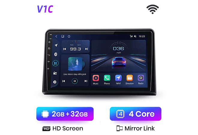 RD066 Android Hyundai SONATA 2017-2019 1GB a 8GB RAM e 16GB a 128GB ROM com ou sem Carplay