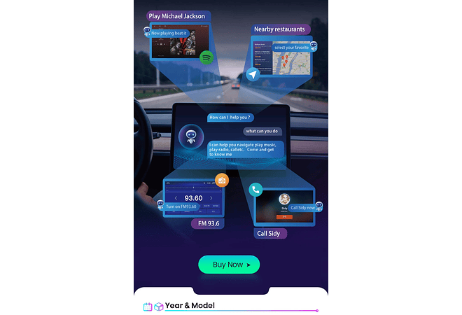 RD066 Android Hyundai SONATA 2017-2019 1GB a 8GB RAM e 16GB a 128GB ROM com ou sem Carplay