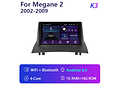 RD067 Android Renault megane 2 2002-2009 1GB a 8GB RAM e 16GB a 128GB ROM com ou sem Carplay