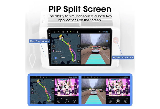 RD067 Android Renault megane 2 2002-2009 1GB a 8GB RAM e 16GB a 128GB ROM com ou sem Carplay