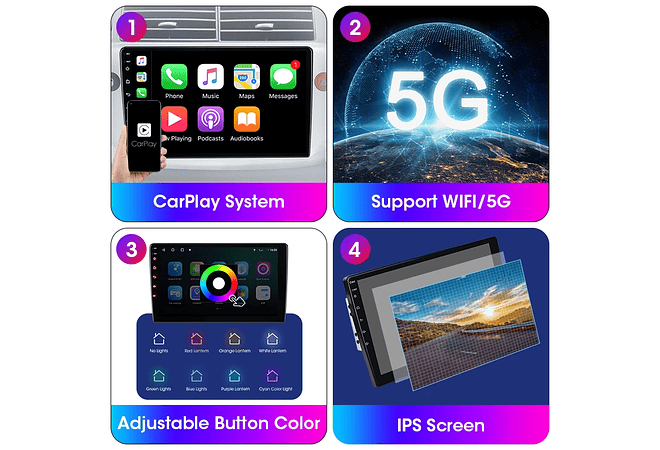 RD067 Android Renault megane 2 2002-2009 1GB a 8GB RAM e 16GB a 128GB ROM com ou sem Carplay