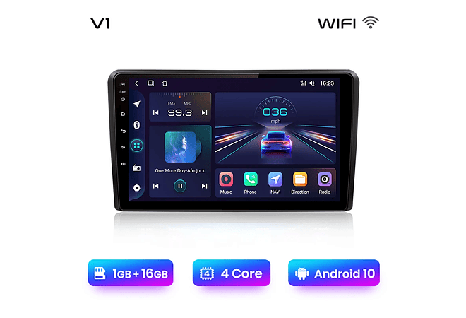 RD073 Android Audi a3 8p 2003-2013 1GB a 8GB RAM e 16GB a 128GB ROM com ou sem Carplay