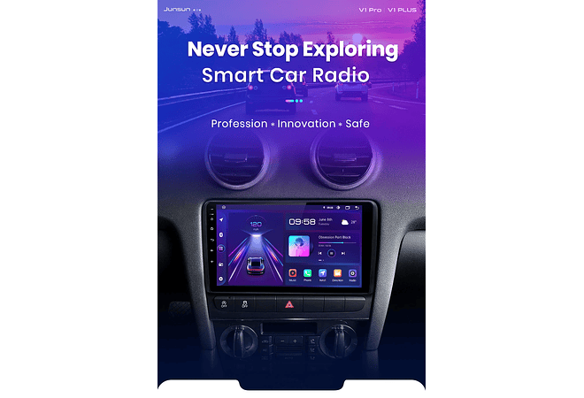 RD073 Android Audi a3 8p 2003-2013 1GB a 8GB RAM e 16GB a 128GB ROM com ou sem Carplay