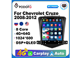 RD085 Android chevrolet cruze j300 2008-2012 1GB a 8GB RAM e 16GB a 128GB ROM com ou sem Carplay