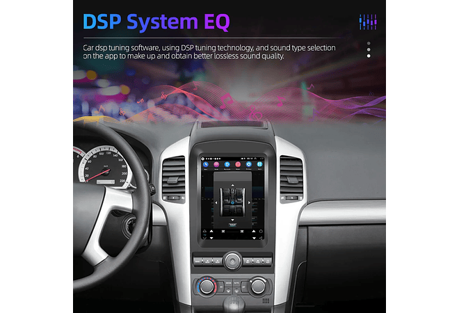 RD087 Android chevrolet captiva 2006-2012 1GB a 8GB RAM e 16GB a 128GB ROM com ou sem Carplay