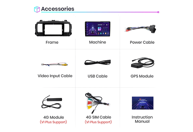 RD089 Android citroen jumpy 3 spacetourer 2018-2020 1GB a 8GB RAM e 16GB a 128GB ROM com ou sem Carplay