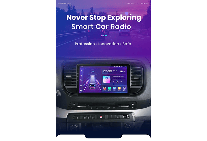 RD089 Android citroen jumpy 3 spacetourer 2018-2020 1GB a 8GB RAM e 16GB a 128GB ROM com ou sem Carplay