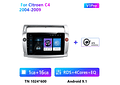 RD090 Android citroen C4 c-triomphe c-quatre 2004-2009 1GB a 8GB RAM e 16GB a 128GB ROM com ou sem Carplay