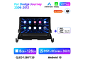 RD091 Android dodge journey 2009-2012 1GB a 8GB RAM e 16GB a 128GB ROM com ou sem Carplay