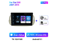 RD093 Android fiat 500 2007-2014 1GB a 8GB RAM e 16GB a 128GB ROM com ou sem Carplay