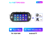 RD094 Android fiat tipo egea 2015-2017 1GB a 8GB RAM e 16GB a 128GB ROM com ou sem Carplay