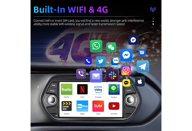 RD094 Android fiat tipo egea 2015-2017 1GB a 8GB RAM e 16GB a 128GB ROM com ou sem Carplay
