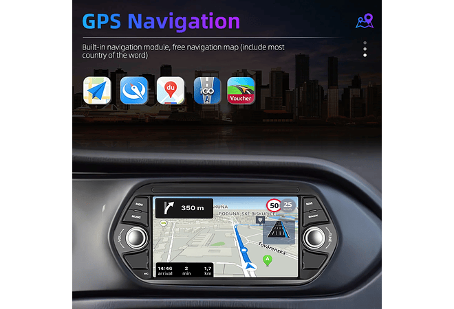 RD094 Android fiat tipo egea 2015-2017 1GB a 8GB RAM e 16GB a 128GB ROM com ou sem Carplay