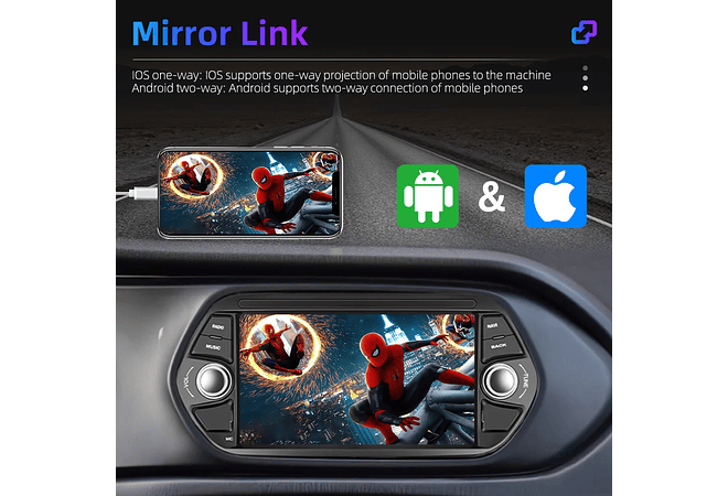 RD094 Android fiat tipo egea 2015-2017 1GB a 8GB RAM e 16GB a 128GB ROM com ou sem Carplay