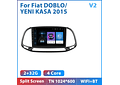 RD095 Android fiat doblo yeni kasa 2015 1GB a 8GB RAM e 16GB a 128GB ROM com ou sem Carplay