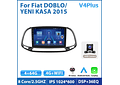 RD095 Android fiat doblo yeni kasa 2015 1GB a 8GB RAM e 16GB a 128GB ROM com ou sem Carplay