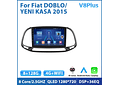 RD095 Android fiat doblo yeni kasa 2015 1GB a 8GB RAM e 16GB a 128GB ROM com ou sem Carplay