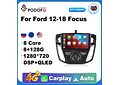 RD099 Android ford focus 2012-2018 1GB a 8GB RAM e 16GB a 128GB ROM com ou sem Carplay