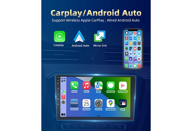 RD102 Android ford focus 2 mk2 2004-2011 1GB a 8GB RAM e 16GB a 128GB ROM com ou sem Carplay