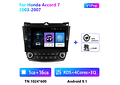 RD106 Android honda accord 7 2003-2007 1GB a 8GB RAM e 16GB a 128GB ROM com ou sem Carplay