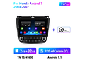 RD106 Android honda accord 7 2003-2007 1GB a 8GB RAM e 16GB a 128GB ROM com ou sem Carplay