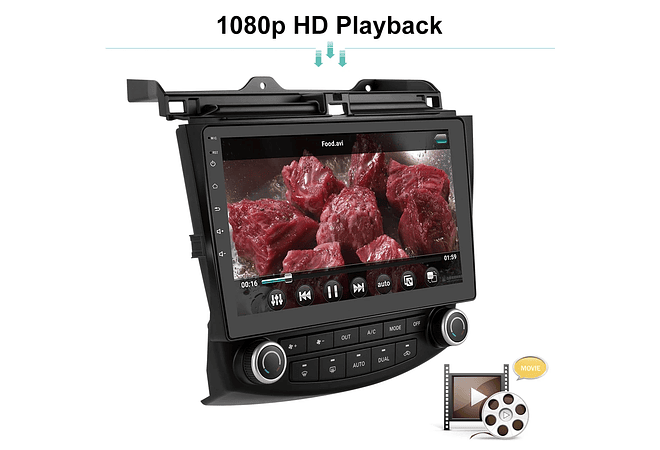 RD106 Android honda accord 7 2003-2007 1GB a 8GB RAM e 16GB a 128GB ROM com ou sem Carplay