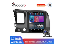 RD108 Android honda civic 2004-2009 1GB a 8GB RAM e 16GB a 128GB ROM com ou sem Carplay