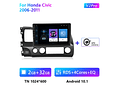 RD109 Android honda civic 2006-2011 1GB a 8GB RAM e 16GB a 128GB ROM com ou sem Carplay