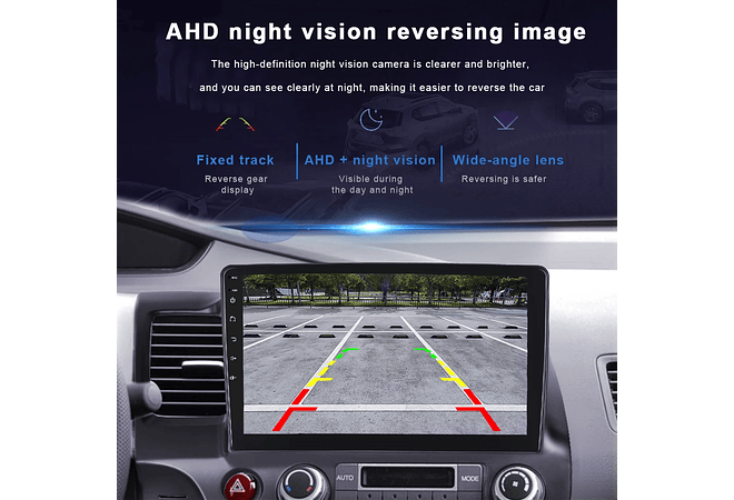 RD109 Android honda civic 2006-2011 1GB a 8GB RAM e 16GB a 128GB ROM com ou sem Carplay