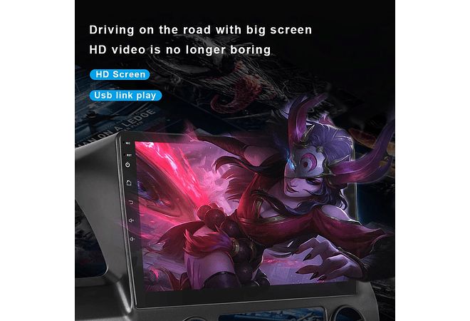 RD109 Android honda civic 2006-2011 1GB a 8GB RAM e 16GB a 128GB ROM com ou sem Carplay