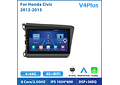 RD110 Android honda civic 2012-2015 1GB a 8GB RAM e 16GB a 128GB ROM com ou sem Carplay