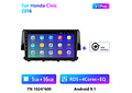 RD111 Android honda civic 2016 1GB a 8GB RAM e 16GB a 128GB ROM com ou sem Carplay