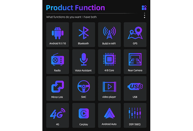 RD111 Android honda civic 2016 1GB a 8GB RAM e 16GB a 128GB ROM com ou sem Carplay