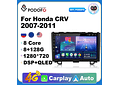 RD112 Android honda crv CR-V 2007-2011 1GB a 8GB RAM e 16GB a 128GB ROM com ou sem Carplay