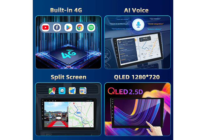 RD112 Android honda crv CR-V 2007-2011 1GB a 8GB RAM e 16GB a 128GB ROM com ou sem Carplay